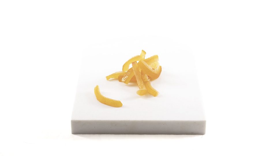 Filetti di arancia candita