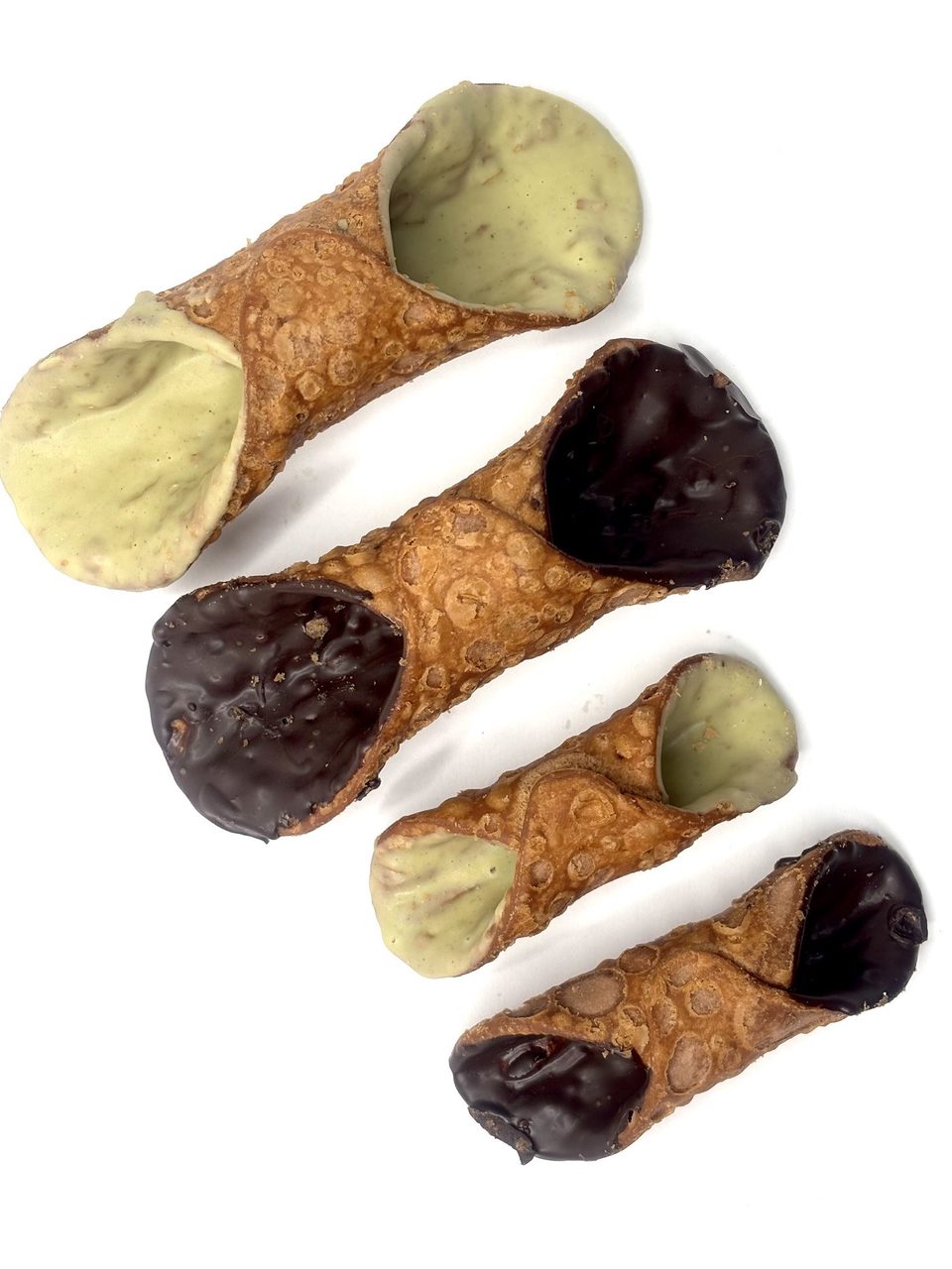 Cannoli Medio glassati al cioccolato